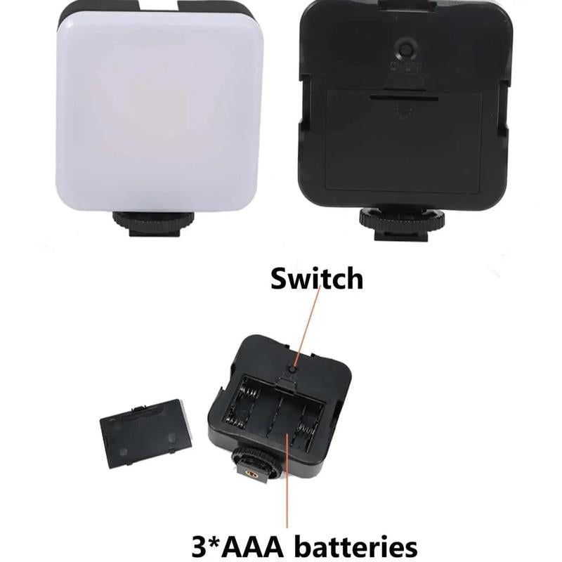 Portable LED Phone Light, Multifunctional Clip-On Light, Pocket Fill Light for Selfie, Live Streaming, Vlogging & Makeup