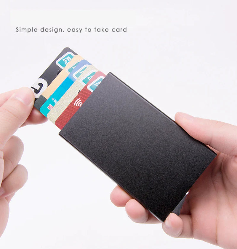 💼 Men’s RFID Blocking Wallet — Slim Carbon Fiber Money Clip & Credit Card Holder | Minimalist Front Pocket Wallet with ID Window, Durable & Stylish Design