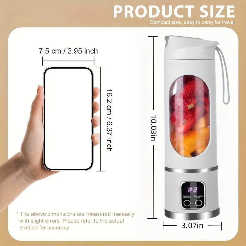 🥤 Portable Mini Juicer Blender — Wireless Rechargeable Smoothie Maker for Shakes, Ice, & Fruit | Easy-Clean Travel Blender, TikTok Top Seller & Perfect Gift for Home, Gym, or Office 💪
