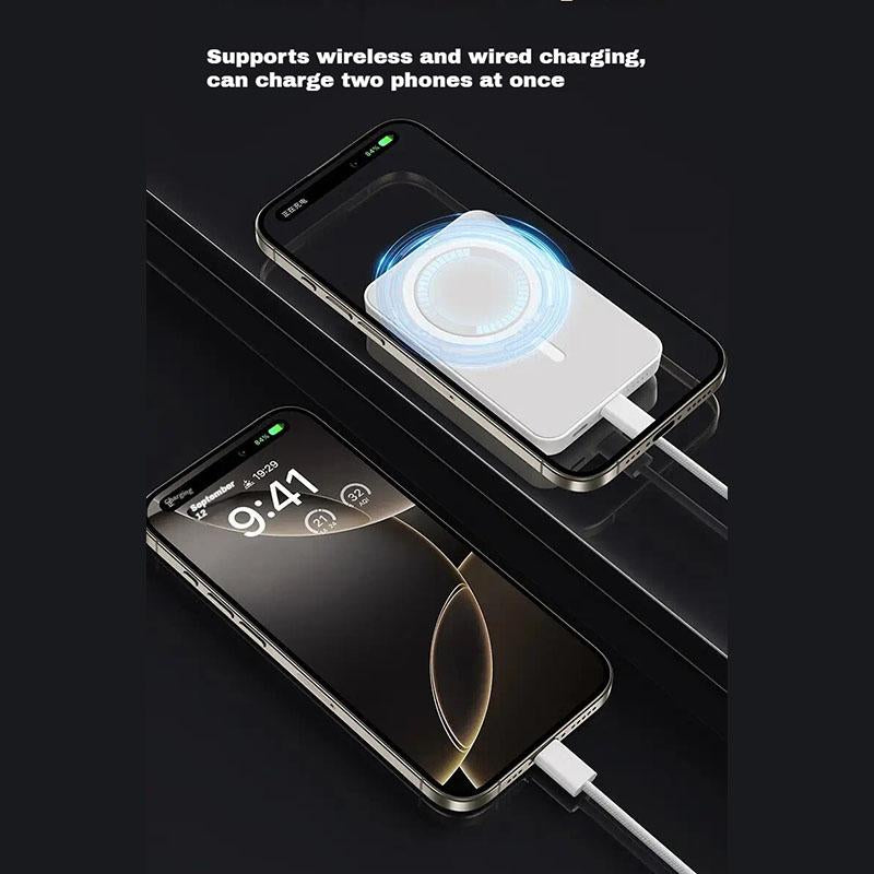 🔋 Magnetic Power Bank — MagSafe Wireless Portable Charger with Fast Charging | Compact Battery Pack for iPhone 12/13/14/15/16 Series (Plus & Pro Max Compatible)
