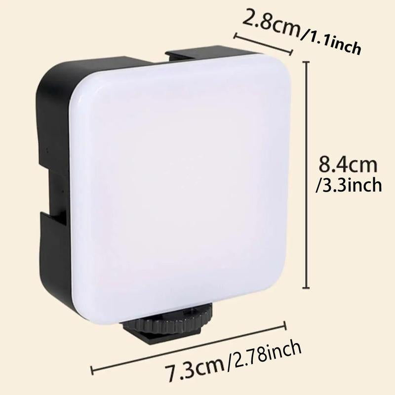 Portable LED Phone Light, Multifunctional Clip-On Light, Pocket Fill Light for Selfie, Live Streaming, Vlogging & Makeup
