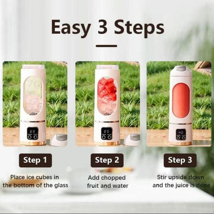 🥤 Portable Mini Juicer Blender — Wireless Rechargeable Smoothie Maker for Shakes, Ice, & Fruit | Easy-Clean Travel Blender, TikTok Top Seller & Perfect Gift for Home, Gym, or Office 💪