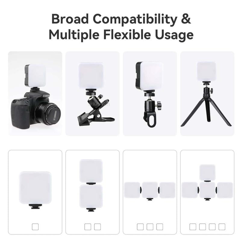Portable LED Phone Light, Multifunctional Clip-On Light, Pocket Fill Light for Selfie, Live Streaming, Vlogging & Makeup