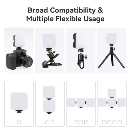 Portable LED Phone Light, Multifunctional Clip-On Light, Pocket Fill Light for Selfie, Live Streaming, Vlogging & Makeup